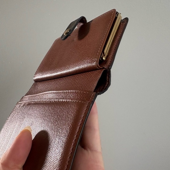 Auth Louis Vuitton monogram Kisslock wallet - Picture 13 of 14